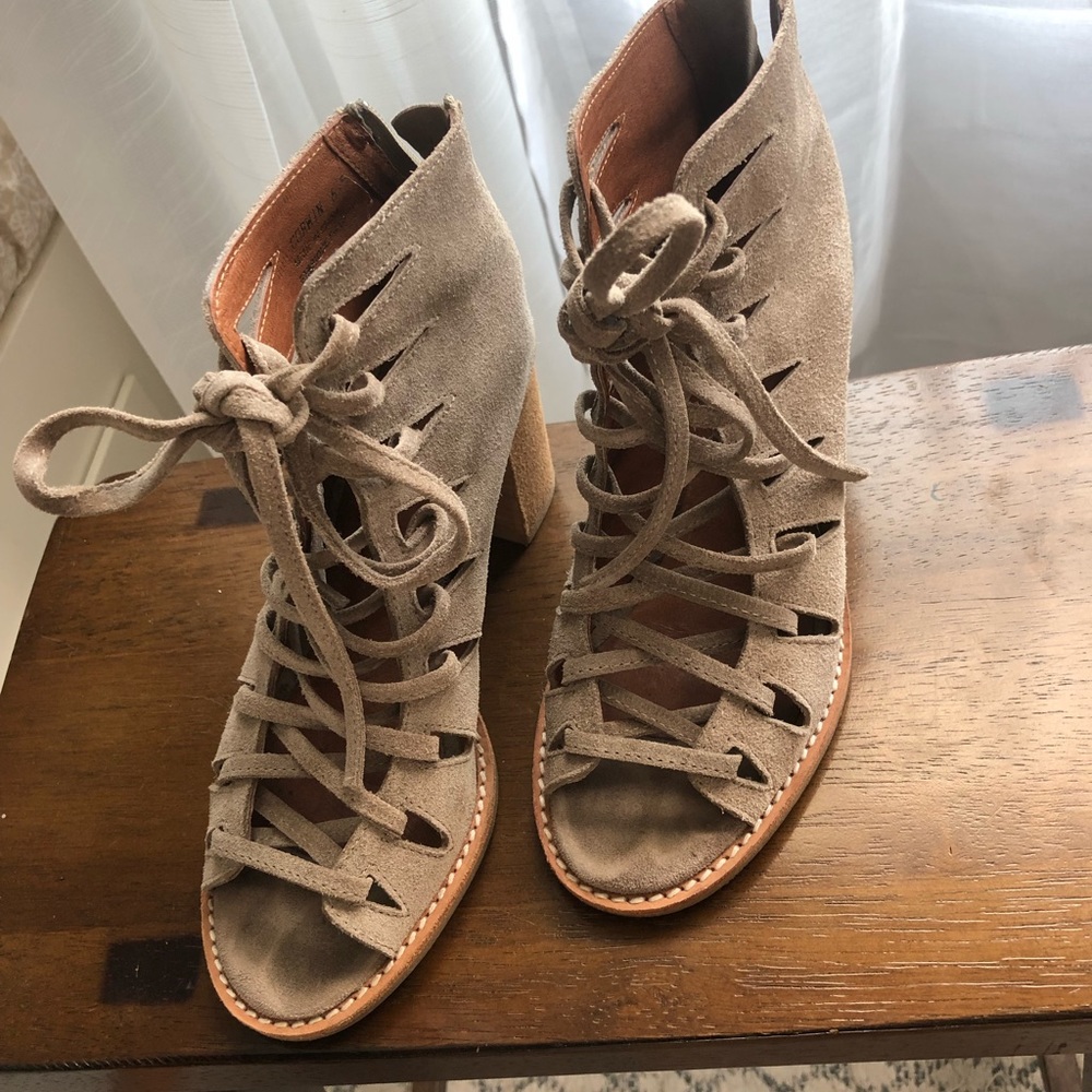 Jeffrey Campbell ankle booties.